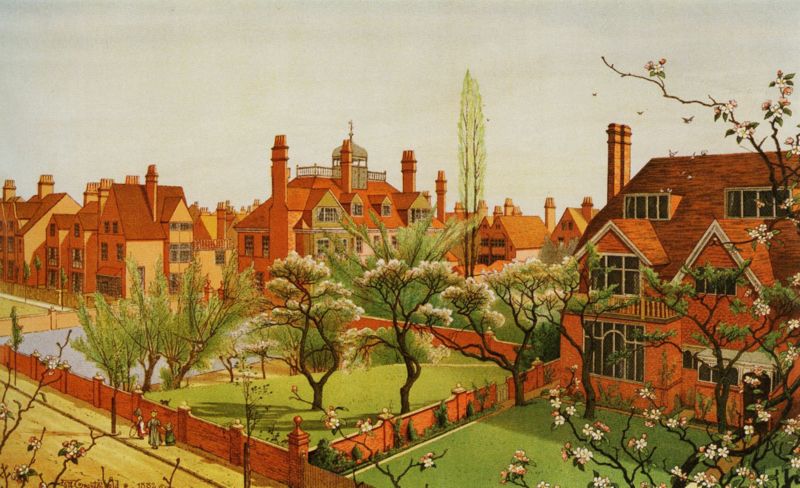 (2) The Tower House, Bedford Park by Adolf Manfred Trautschold
